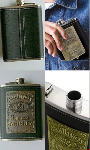 قمقمه ای جیبی  jackdaniels 