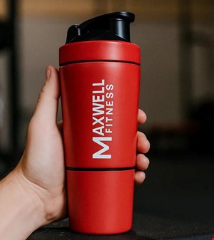 شیکر استیل  دو تیکه مدل maxxwell